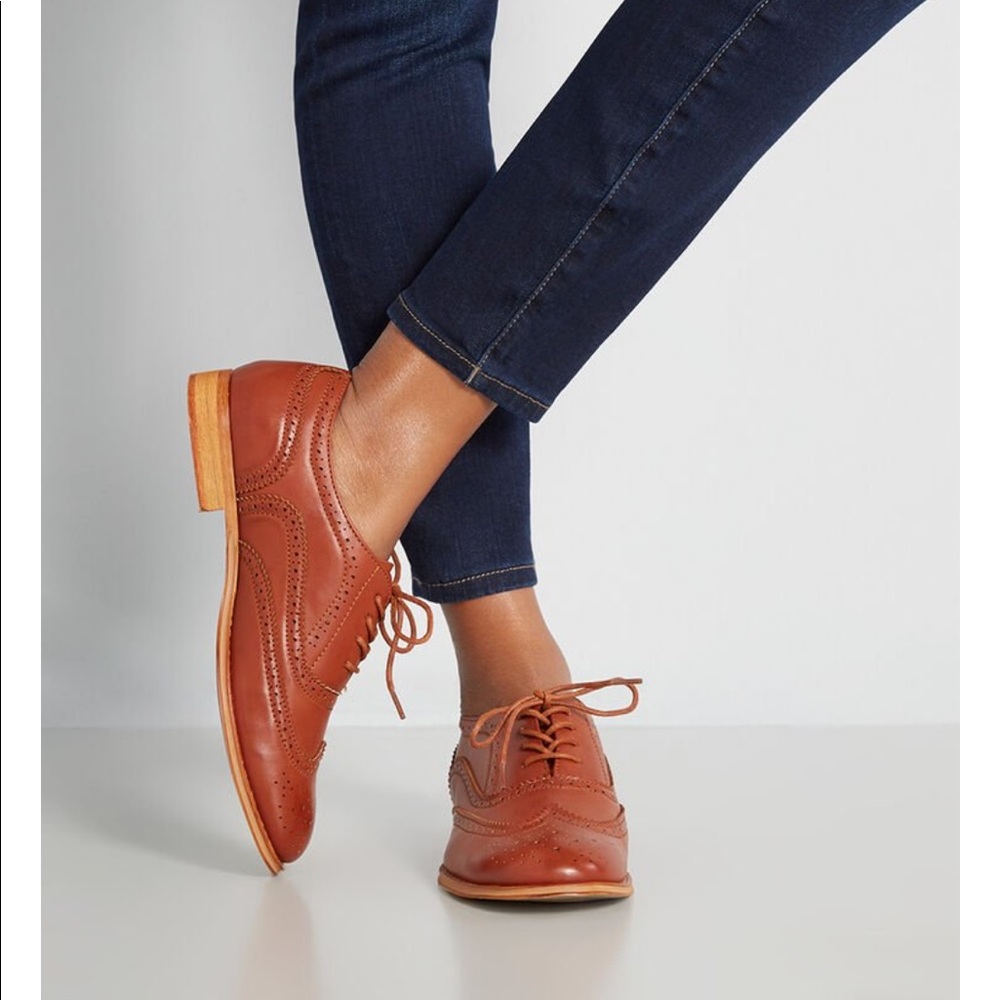 Tan Oxfords